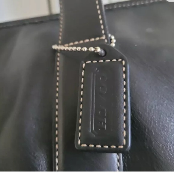 Coach Black Tote Bag with Structured Design and Smooth Finish in NWOT condition - Picture 3 of 6